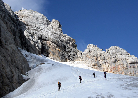 Anmarsch zum Dachstein